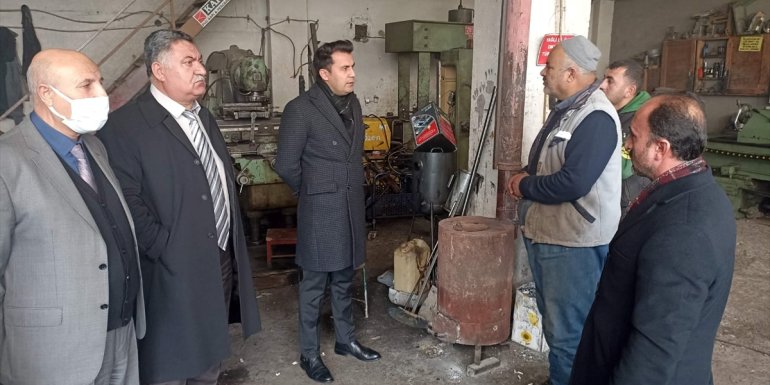Kaymakam İlidi, sanayi esnafını ziyaret etti