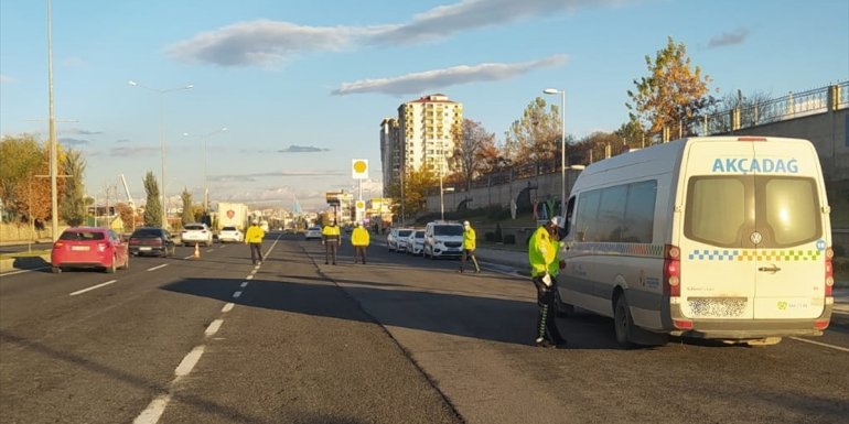 Malatya'da kış lastiği denetimi