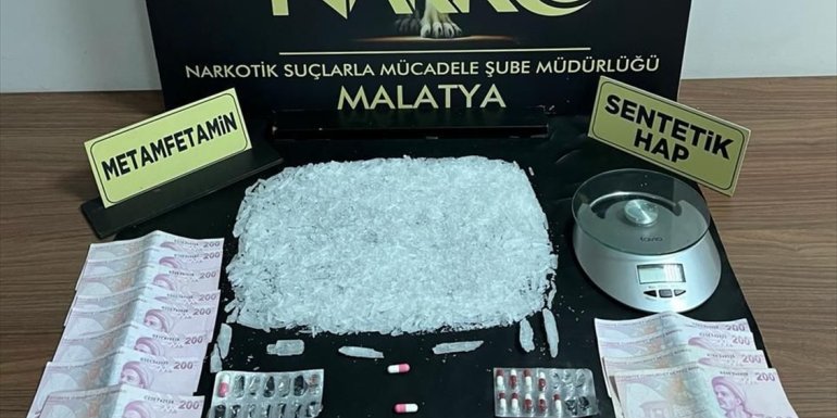 Malatya'da uyuşturucu operasyonunda 4 zanlı tutuklandı