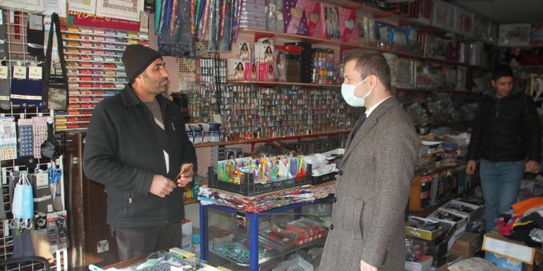 Malazgirt Kaymakamı Demirer, esnafı ziyaret etti