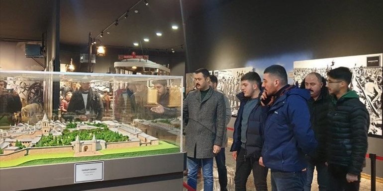 Muş'ta Ülkü Ocakları tarihi mekanları ziyaret etti