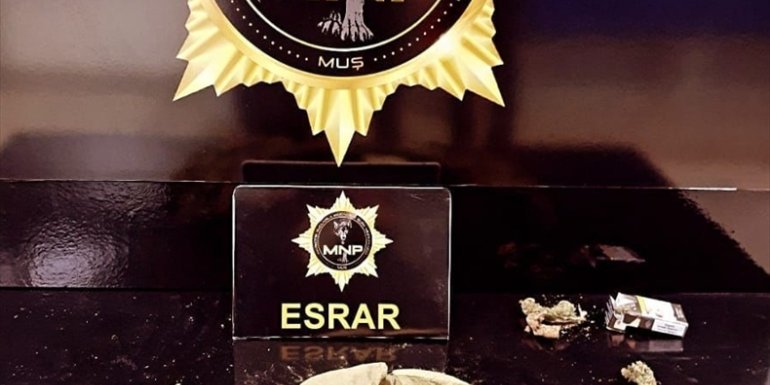 Muş'ta uyuşturucu operasyonunda 2 kişi tutuklandı
