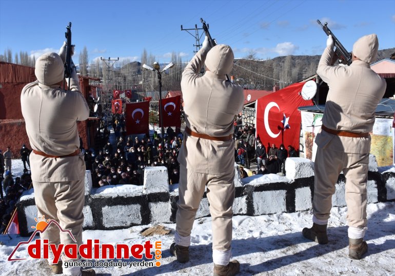 şehitleri, noktaları anıldı törenle buluşma Sarıkamış Bardız