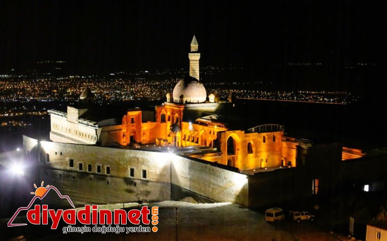 Tarihi İshakpaşa Sarayı, aydınlatma sistemleriyle donatıldı1