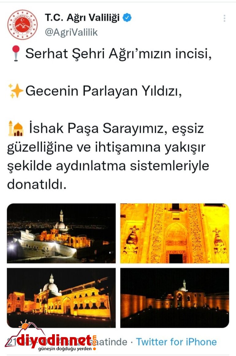 Tarihi İshakpaşa Sarayı, aydınlatma sistemleriyle donatıldı5