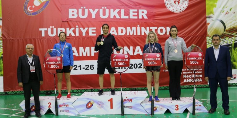 Türkiye Badminton Şampiyonası sona erdi