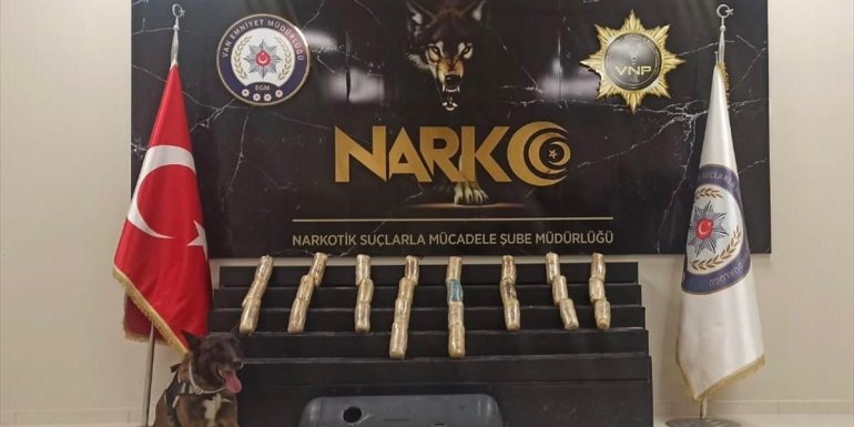 Van'da 15 kilo 10 gram eroin ele geçirildi