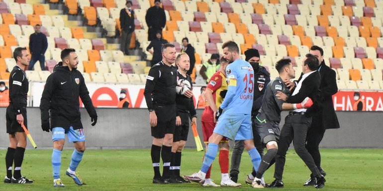 Yeni Malatyaspor-Kayserispor maçının ardından gerginlik