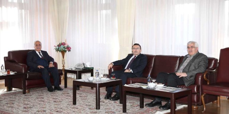 YÖK tarafından araştırma üniversitesi seçilen Atatürk Üniversitesine hayırlı olsun ziyareti1