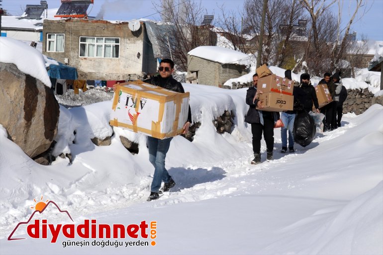 yapıldı yardımı kışlık köyde Ağrı