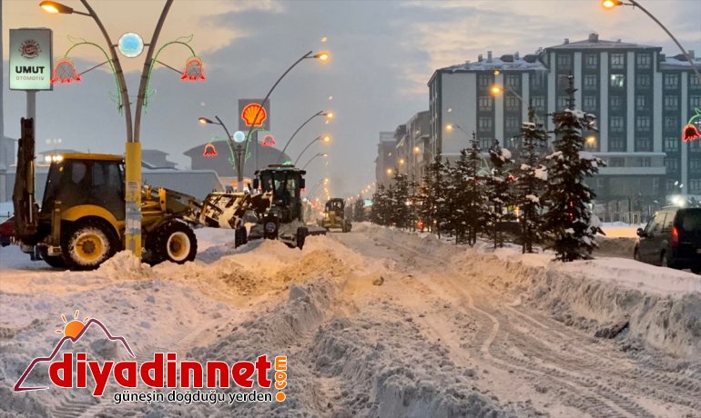 AĞRI kar - aralıklı hava soğuk sürdürüyor ve Doğu Anadolu