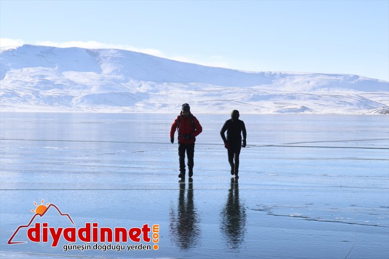 tamamen güzelliği dondu Doğu - Balık Gölü Anadolu