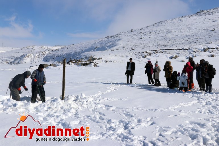 için avını balık geliyorlar Eskimo AĞRI Ağrı