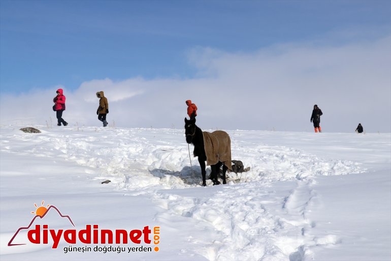 Eskimo usulü için geliyorlar - balık avını AĞRI Ağrı