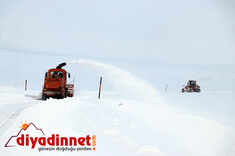 çalışmalar yolda nedeniyle AĞRI Kar - kapanan sürüyor ulaşıma 4