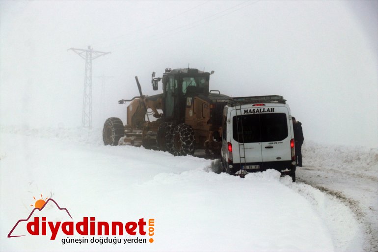 Kar ve nedeniyle kurtarıldı kalan kişi tipi mahsur 45 köy AĞRI yolunda - 5