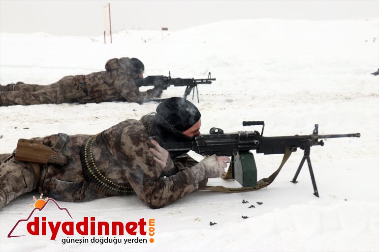 AĞRI - da dondurucu kahramanları ve mücadelenin göreve kar hazır soğukta Terörle 20