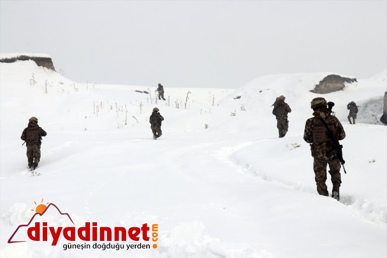 soğukta ve - AĞRI dondurucu kar hazır kahramanları da mücadelenin göreve Terörle 34