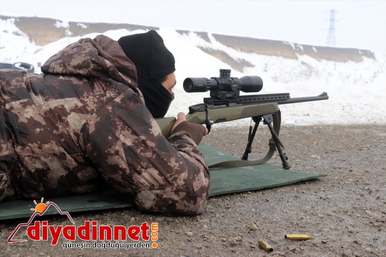 da Terörle soğukta - hazır göreve dondurucu ve AĞRI kar mücadelenin kahramanları 35