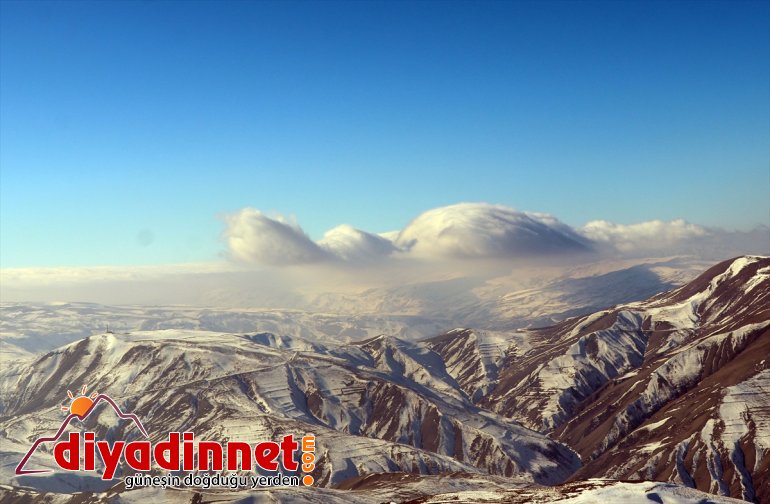 çevresi ve sisle Ağrı Aras dağlarının kaplandı 9