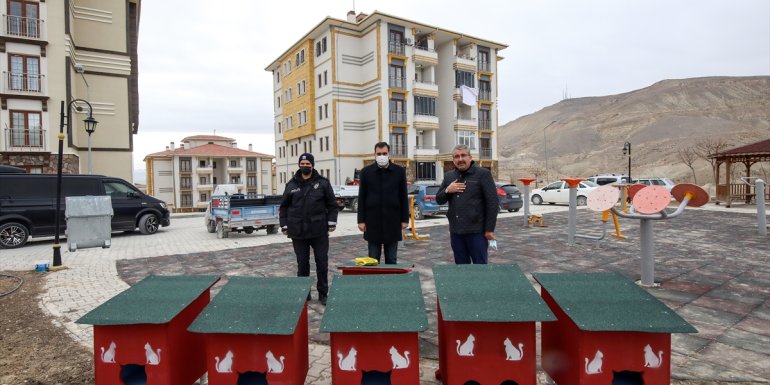 Belediye’nin kedi evleri can dostlarına yuva olacak1