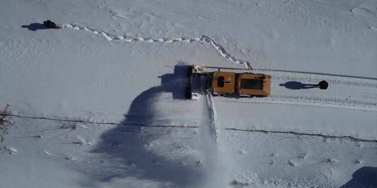BİNGÖL - Kar kaplanları yaşam için yol açıyor1