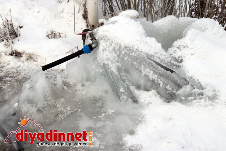 düşük gece altında sıfırın dereceyle Anadolu