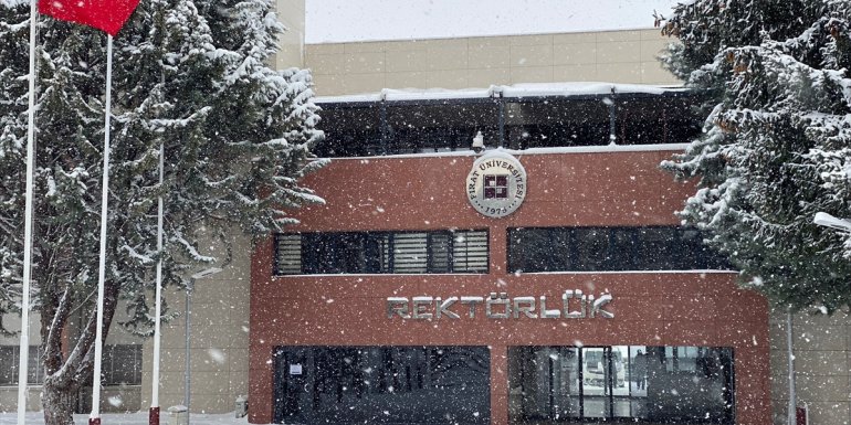 Fırat Üniversitesinde eğitime kar engeli1
