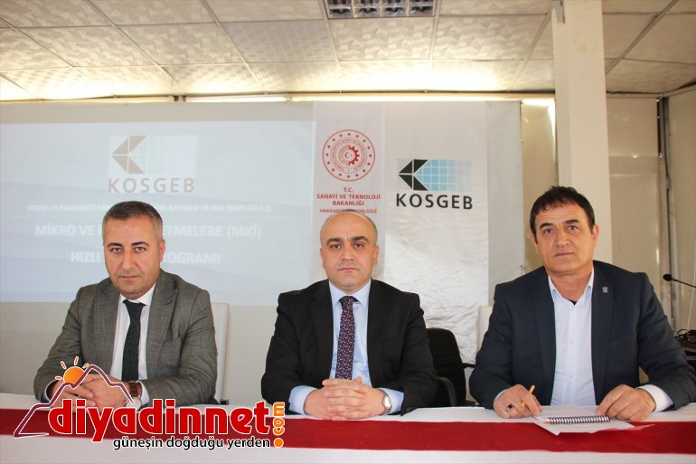 Destek anlatıldı Küçük Mikro Hızlı KOSGEB Hakkari