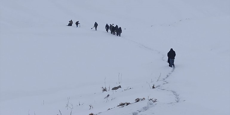 Hakkari'de su şebekesini onarmaya giden 3 kişinin üzerine çığ düştü