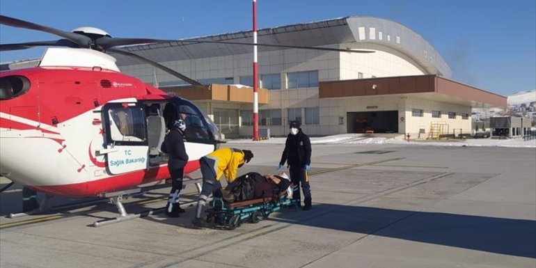 Hava ambulanslarının yoğun mesaisi1