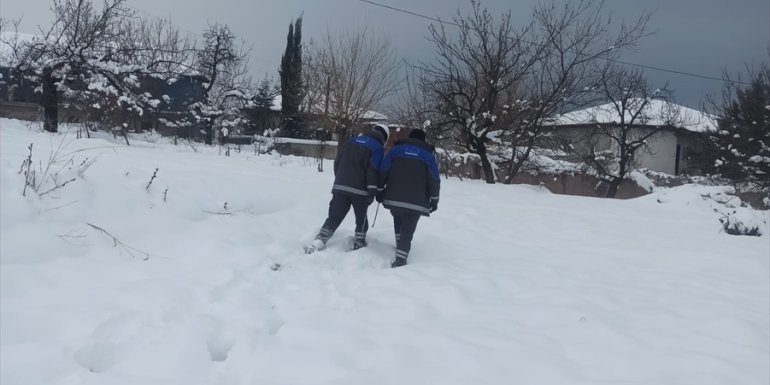 Malatya, Kahramanmaraş ve Adıyaman'da karla mücadele sürüyor