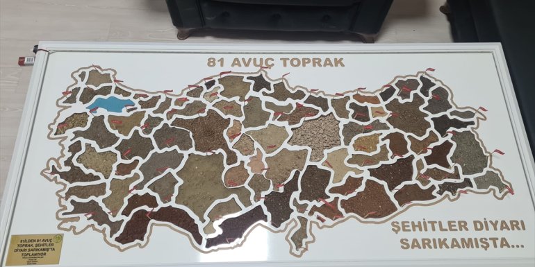 81 ilin toprağı şehitler diyarı Sarıkamış'a getirildi