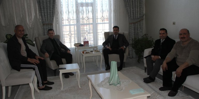 Malazgirt ve Bulanık kaymakamlarından belediye başkanına "geçmiş olsun" ziyareti