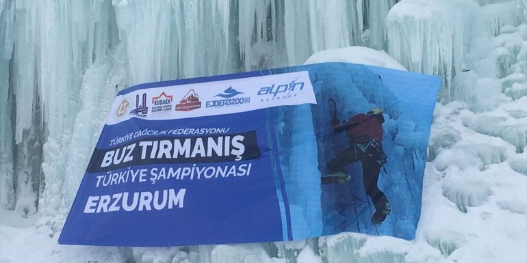 Türkiye Buz Tırmanış Şampiyonası Erzurum'da tamamlandı