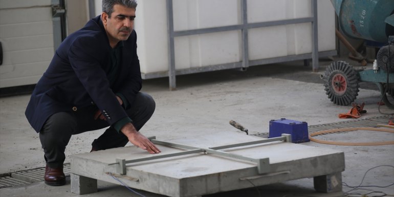 Ulaşımdaki buzlanma "ısınabilen beton plak" ile çözülecek