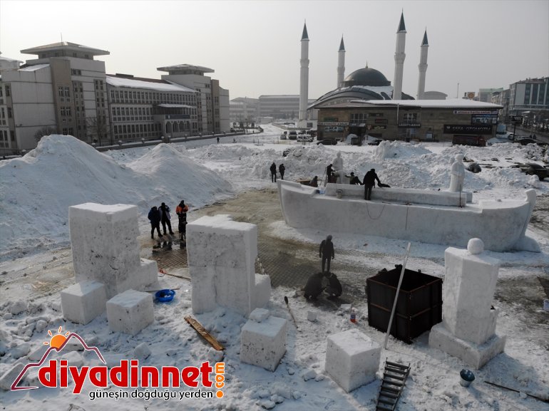 renk katacak festivale Anadolu Kahramanlarının kardan Ağrı