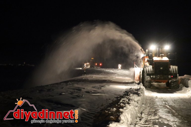 görev başında ekipler gündüz ulaşım gece için kesintisiz Ağrı
