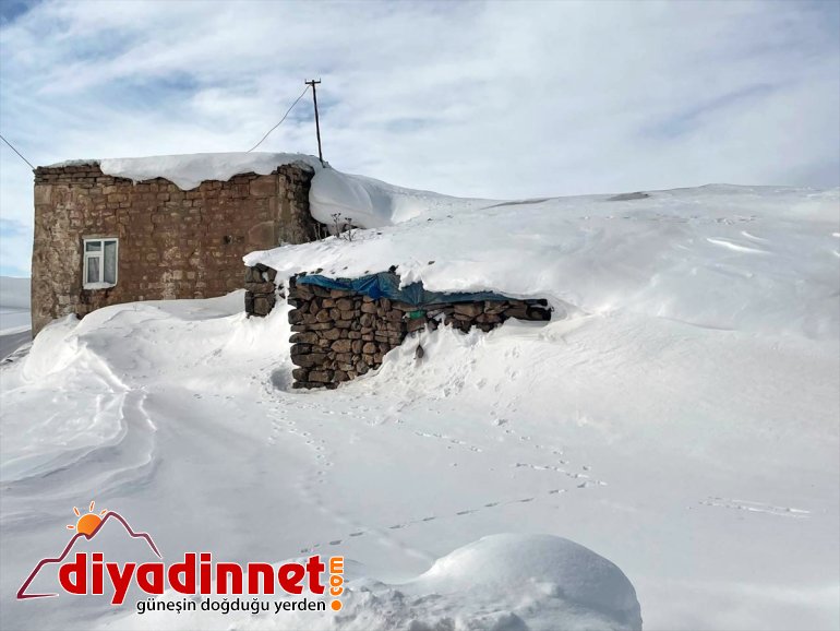 gömüldüğü geçiyor yaşam Evlerin AĞRI kara - Ağrı