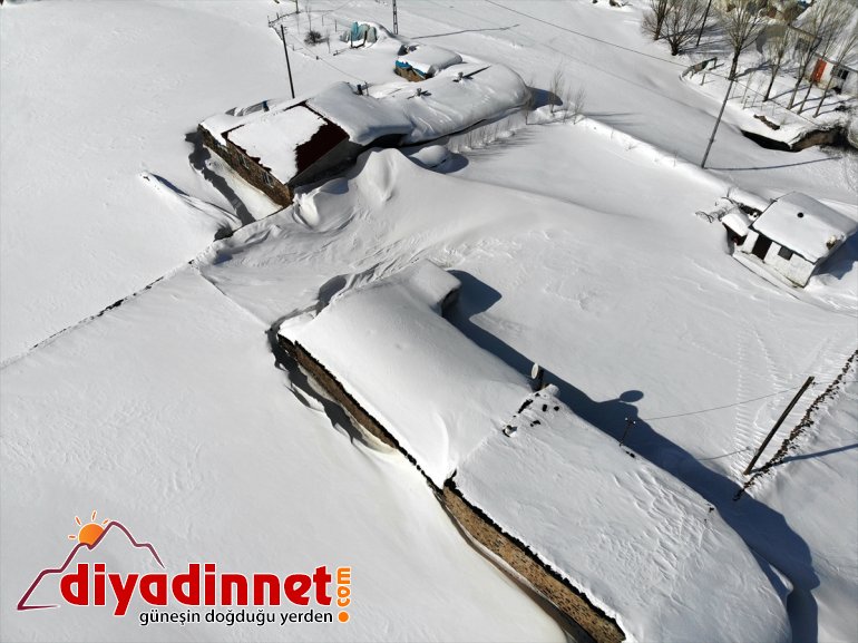 kara AĞRI köylerde geçiyor Evlerin Ağrı