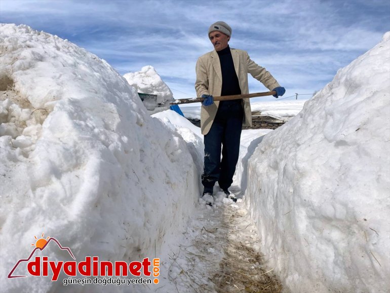 zorlu gömüldüğü yaşam AĞRI kara köylerde geçiyor - Evlerin Ağrı