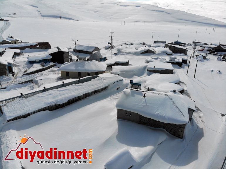 Evlerin gömüldüğü zorlu - AĞRI yaşam geçiyor Ağrı