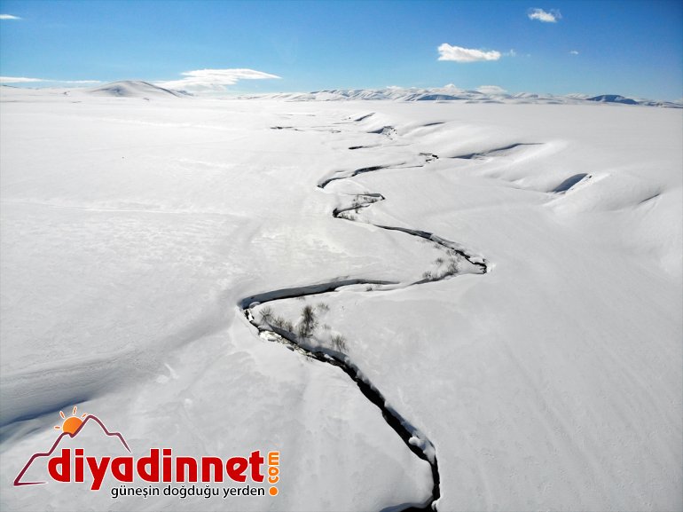 kaplı ile dron menderesleri karla Ağrı