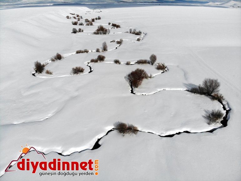 menderesleri görüntülendi ile karla kaplı Ağrı