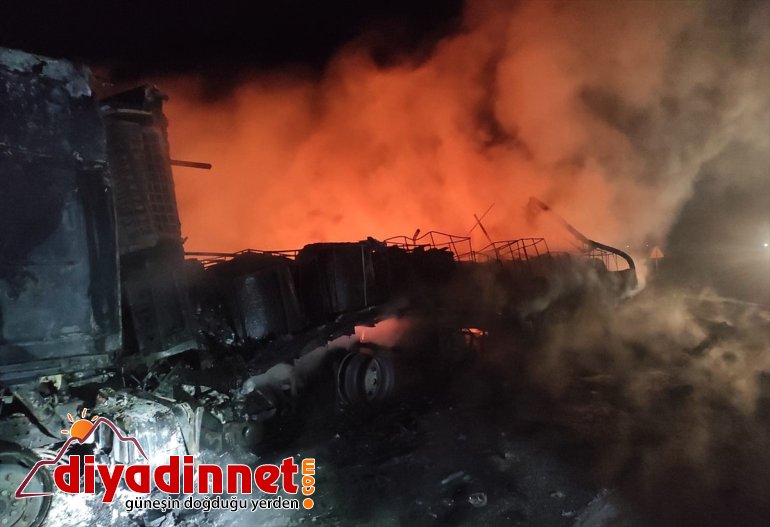 AĞRI halindeki tır yandı Park - 3