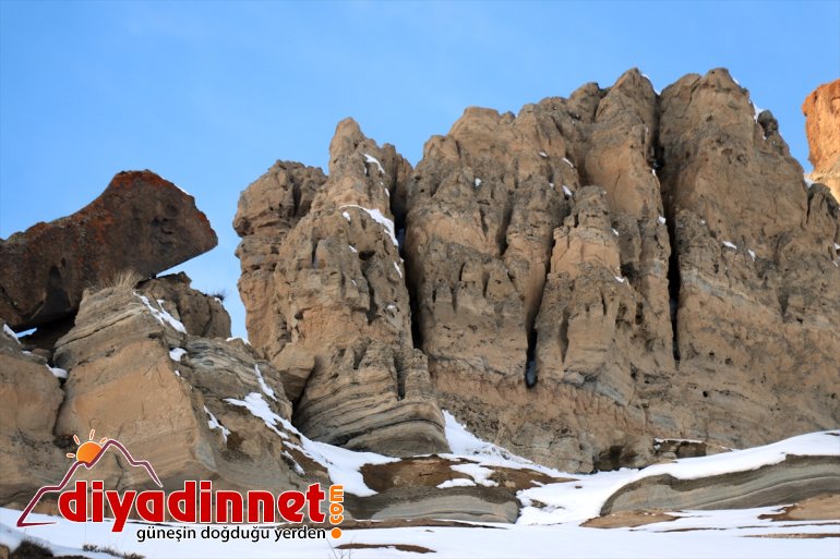 Meya çevresindeki peribacaları Tarihi - Antik yeniden beyaza AĞRI ve büründü Kenti 11