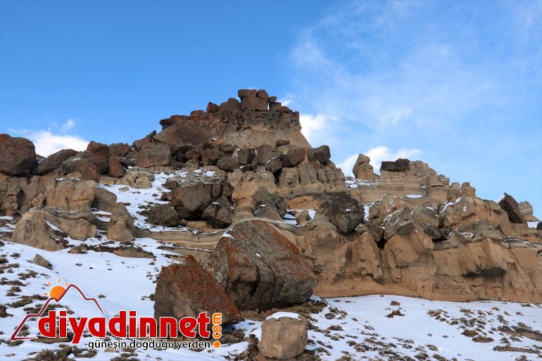 AĞRI Meya - yeniden büründü ve Kenti peribacaları çevresindeki beyaza Tarihi Antik 6