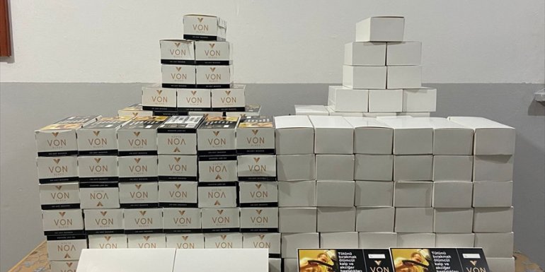 Bingöl'de 20 bin bandrolsüz makaron ele geçirildi