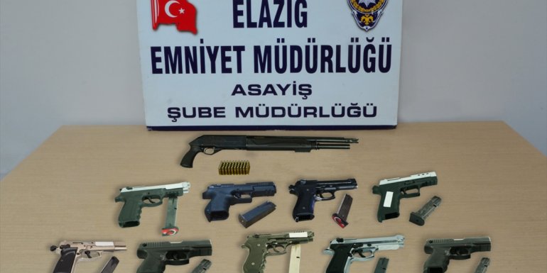 Elazığ'da asayiş uygulamalarında yakalanan 38 kişi tutuklandı