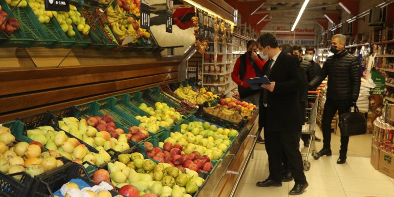 Erzincan'da marketlerde KDV indirimi denetimi yapıldı